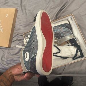 Christian louboutin male shoes with spikes